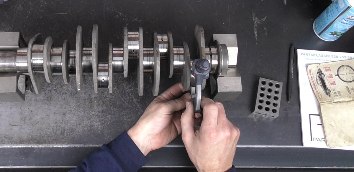 Porsche AirCooled connecting rods and crankshaft How to inspect