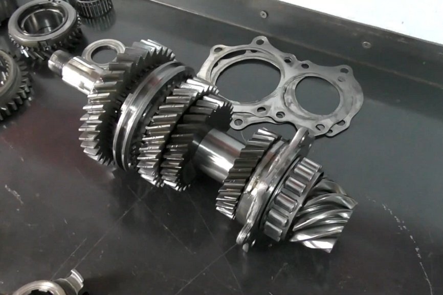 Pinion Shaft from a Porsche 915 Transmission